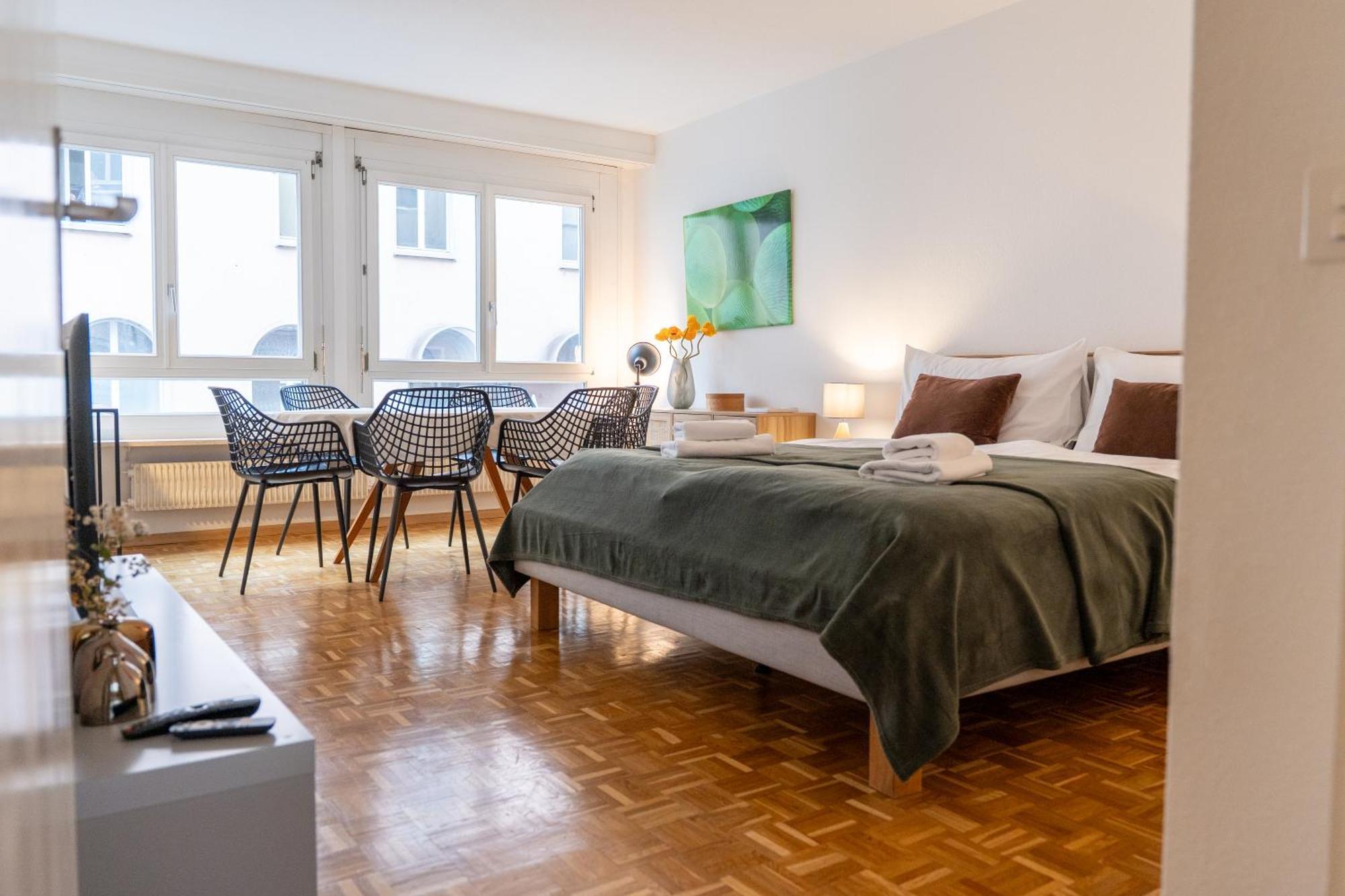 Gemuetliche Grosse Wohnung Naehe Uni 巴塞尔 外观 照片